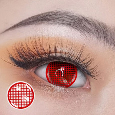 Red Mesh Contact Lenses